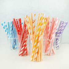 Colourful Disposable Paper Straw